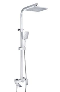 Душевая стойка Rose R1556F белый/хром